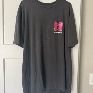 Vans Charcoal Grey Graphic Men's T-Shirt